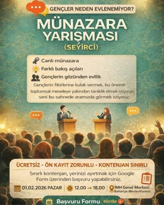 Münazara Yarışması Seyirci