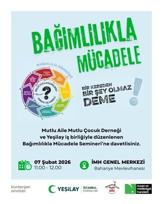 Yeşilay Bağımlılıkla Mücadele Semineri