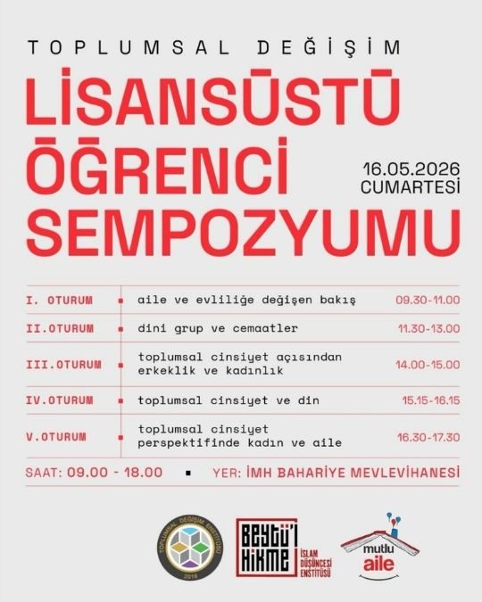 Toplumsal Değişim Lisansüstü Öğrenci Sempozyumu